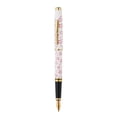 thumbnail image 5 of Cross Coventry Cherry Blossom Pearl White Lacquer Sakura Pink Screenprint with Polished Gold Tone Appointments and Medium Nib Fountain Pen, 5 of 5