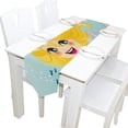 thumbnail image 5 of Coolnut 13"x70" Table Runner, Beautiful Mermaid Girl Undersea Washable Table Cloth Runner for Holiday Home Wedding Table Top Decoration, 5 of 5