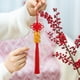 thumbnail image 5 of Juego de 4 adornos Feng Shui para Año Nuevo | Borlas colgantes rojas con nudo y monedas para la buena suerte y la riqueza | Decoración para puerta, pared y coche para la fiesta de Año Nuevo chino, 5 of 7