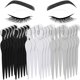 thumbnail image 1 of Mudder 28 piezas de afeitadora de cejas, afeitadora, afeitadora, herramienta exfoliante multiusos, depilación facial para mujeres, regalo de San Valentín (negro, blanco, gris), 1 of 1
