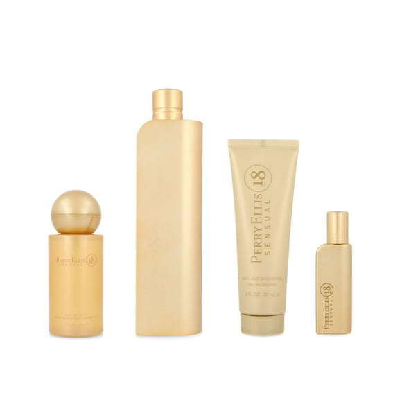 Set Perry Ellis 18 Sensual 4Pzs Perry Ellis 100ml EDT