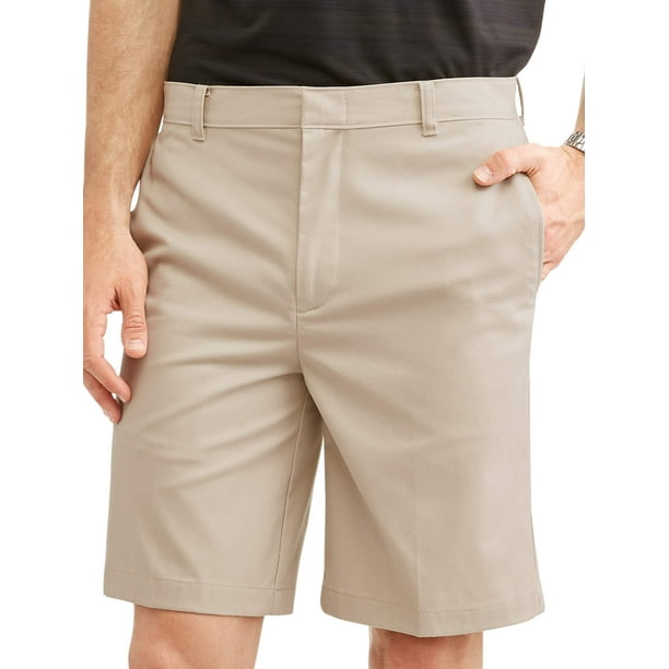 Men's 9.5" Twill Flat Front Shorts