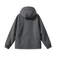 thumbnail image 5 of Sevevn Men 3 In 1 Rain Jacket Detachable Hood Regular Fit Waterproof Shell With Fleece Liner Chest Zip Pocket Side Pockets Elastic Cuffs For Hiking Wear, 5 of 8