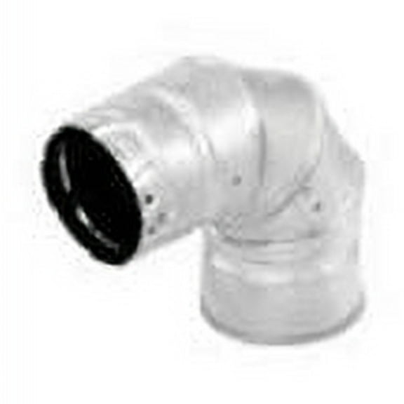 M & G Duravent 3PVP-E90 3 Inch Pellet Vent Pro 90 Deg Stainless Elbow