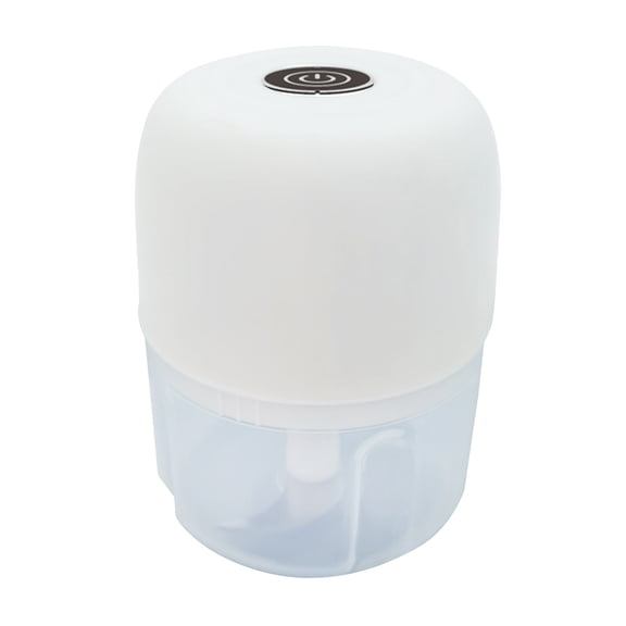 Prensa de Ajo Molina de Carne Vegetal de Acero Inoxidable Procesador de Alimentos,Capacidad Usb Recargable de 250Ml para Ajo Pimienta Chili Picado,Procesador de Alimentos Pequeño