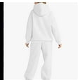 thumbnail image 2 of Womens 2 Piece Outfits Lounge Hoodie Sweatsuit Sets Oversized Tracksuit, 2 of 4