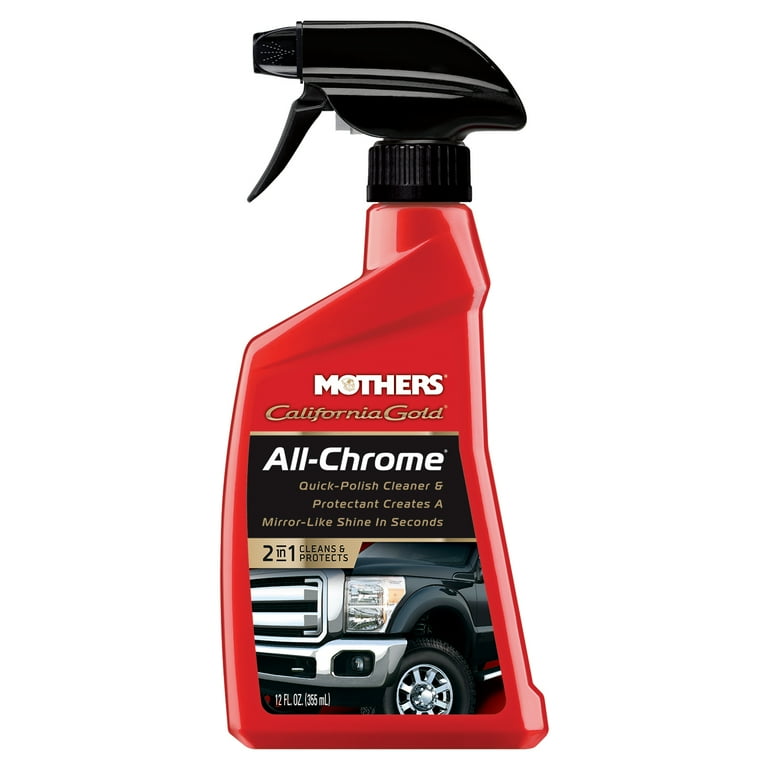 Mothers 05222/155200 California Gold All-Chrome Polish Cleaner 12