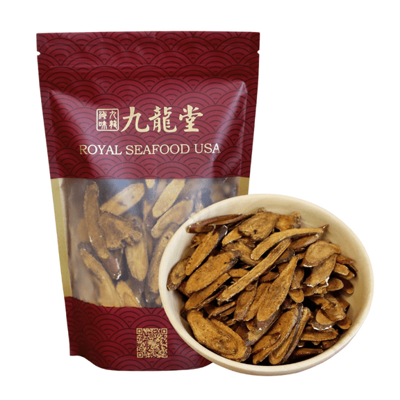 Royal Seafood USA Dried Roasted Licorice Root 8oz Chinese herbal tea, Pack in USA