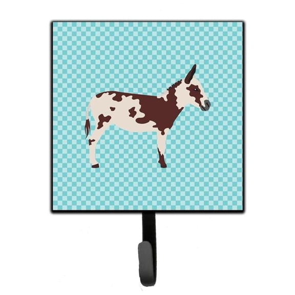 Carolines Treasures BB8025SH4 American Spotted Donkey Blue Check Leash or Key Holder