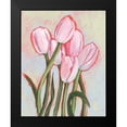 thumbnail image 2 of Warren, Annie 12x14 Black Modern Framed Museum Art Print Titled - Peppy Tulip II, 2 of 5