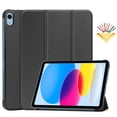 thumbnail image 1 of Tarise Case for iPad 10th Generation 10.9 inch 2022 Slim Thin Lightweight Stand Tri-fold Folio Smart Magnet Cover with Auto Wake/Sleep PU Leather Hard PC Back Shockproof Case for iPad 10th Gen, Black, 1 of 9