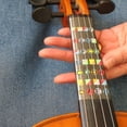 thumbnail image 1 of Herramientas de aprendizaje para principiantes de violín, pegatinas de notas de acordes de diapasón de violín, traste, 1 of 2