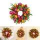 thumbnail image 5 of Corona de puerta de 30-40 cm, guirnalda vivificante de primavera, adornos decorativos para el hogar. 30 CENTIMETROS, 5 of 9