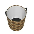 thumbnail image 3 of XMXT Collapsible Laundry Basket, Vintage Teardrop Decoration Waterproof Laundry Hampers Storage Baskets Dirty Clothes Hamper, 40L, 3 of 8