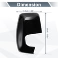 thumbnail image 3 of Reemplazo de tapa de espejo retrovisor derecho para automóvil Unique Bargains para Ford Transit Custom V362 2012-2023 en negro brillante, 3 of 6