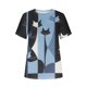 thumbnail image 4 of Puntoco Mujer Casual Camiseta Gato Impreso O-Cuello Manga Corta Jersey Blusa tops Puntoco Puntoco-1528, 4 of 4