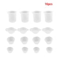 thumbnail image 1 of Worallymy 16 Uds. subpaquete de tazas tazas medidoras de silicona reutilizable hecho a mano herramienta de medición DIY Worallymy JD735809683, 1 of 7