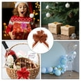 thumbnail image 6 of Uxcell 12 pack Large Bows for Gift Wrapping, Reusable Ribbon Bow Brown, 6 of 6