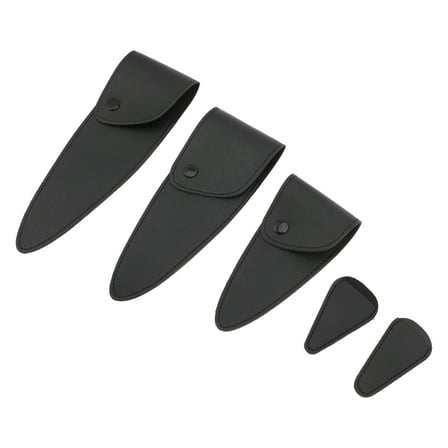 HAKIDZEL Scissor Cases Black Storage 5Pcs 8.3x2.8in