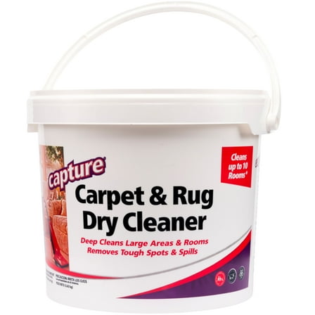 Capture Carpet & Rug Cleaner Powder, Fresh Scent, with Resealable Lid, 8 lb Pail