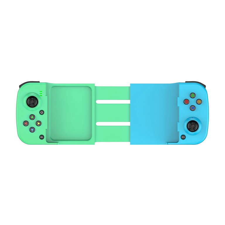 Nitouy Telescopic Mobile Gamepad Bluetooth-Compatible Wireless Game  Controller for PUBG (Blue Green) 