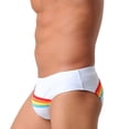 thumbnail image 4 of Mens Bikini Swimwear Sexy Swimsuit Gradient Design Swim Briefs with Drawstring Low Waist Bathing Suit Lightweight Swim Bottons 2026 Summer Beach Vacation Outfits, 4 of 7