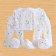 thumbnail image 4 of 7 unids / set trajes de cuerpo para bebés recién nacidos niñas suave estampado de dibujos animados conjunto de ropa de ropa de Estrella Yotijar Ropa infantil casual, 4 of 7