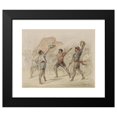 thumbnail image 2 of Alexander Ver Huell 24x20 Black Modern Framed Museum Art Print Titled - Man with a Chopped Head in a Crowd (C. 1854 - C. 1887), 2 of 5