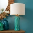 thumbnail image 2 of Eden Home 32" Transitional Ceramic Table Lamp in Turquoise Finish, 2 of 3