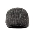 thumbnail image 2 of Gorro Gatsby Newsboy con gorra plana en mezcla de lana de pata de gallo para hombre, 2 of 3