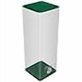 thumbnail image 2 of MCB- Donation Box - Ticket Box - 10" Tall Square Acrylic Donation Container, Big Display with Full Print Insert (Green), 2 of 4