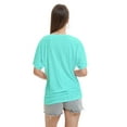 thumbnail image 2 of Womens Casual V Neck T Shirts Short Sleeve Loose Fit Summer Flowy Tops Tees, 2 of 6