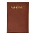 thumbnail image 5 of menswallet Passport Cover Holder for Travel 151 PU (C) Burgundy, 5 of 10