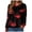Black, variant on Duqingm Halloween Shirts for Women 2026 Novelty Funny Print Gothic Tshirts Long Sleeve Crewneck Tops,L