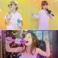 thumbnail image 6 of Birthday Gifts for 3-11 Year Old Girls, Bluetooth Karaoke Microphone for Kids Gifts for Teenage Girls Christmas Stocking Stuffers for Kids Popular Toys for 4-12 Year Old Boys Girls - Gold, 6 of 14