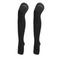 thumbnail image 3 of Open Toe Compression Socks Class II Black 23 To 32mmHg Lightweight Comfortable Elastic Support Stockings for Women L, 3 of 14