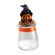 thumbnail image 5 of Tarro de almacenamiento de Halloween perfke Tarro de vidrio transparente calabaza con sombrero, 5 of 9