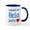 White/Navy Inside, variant on CafePress - I Love Aunt (Greek) Mug - 11 oz Ceramic Mug - Novelty Coffee Tea Cup