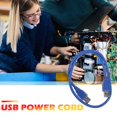 thumbnail image 5 of Cable USB tipo A a USB tipo A macho a macho para PCIe Riser BTC Mining 06 m, 5 of 5