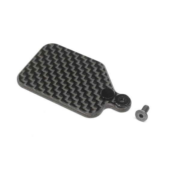 Team Losi Racing Carbon Receiver Mounting Plate 22X-4 TLR331060 Elec Car/Truck Replacement Parts
