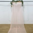 thumbnail image 6 of BalsaCircle 5x14 feet Blush Premium Chiffon Sheer Curtain Panel Backdrop Drape Wedding Party, 6 of 8
