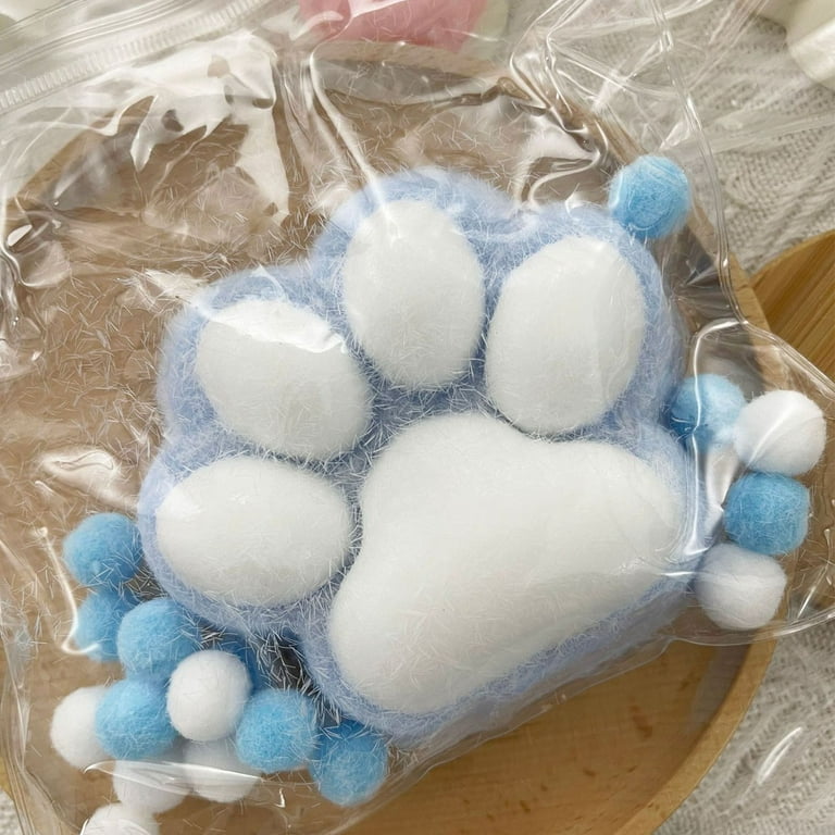 Juguete Anti-Estrés Pata De Gato Grande - Squishy De Silicona TPR, Suave Y Elástico Para Apretar Y Relajarse