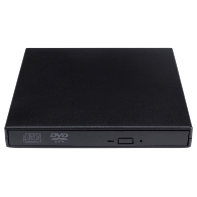 Braveheart USB 2.0 External CD/DVD ROM Player Optical Drive DVD RW Burner Reader Writer Laptops PC Windows 7/8/10