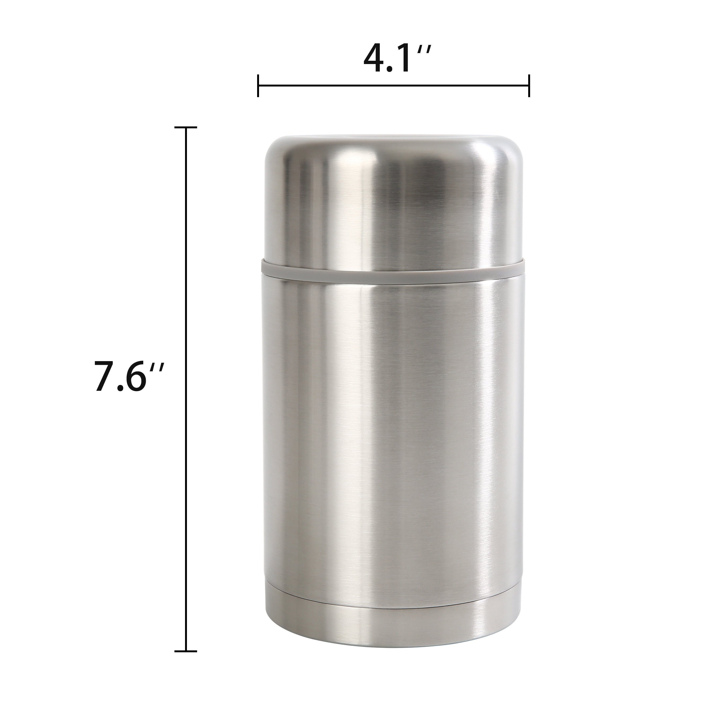 Mainstays Stainless Steel Food Jar, 27 oz