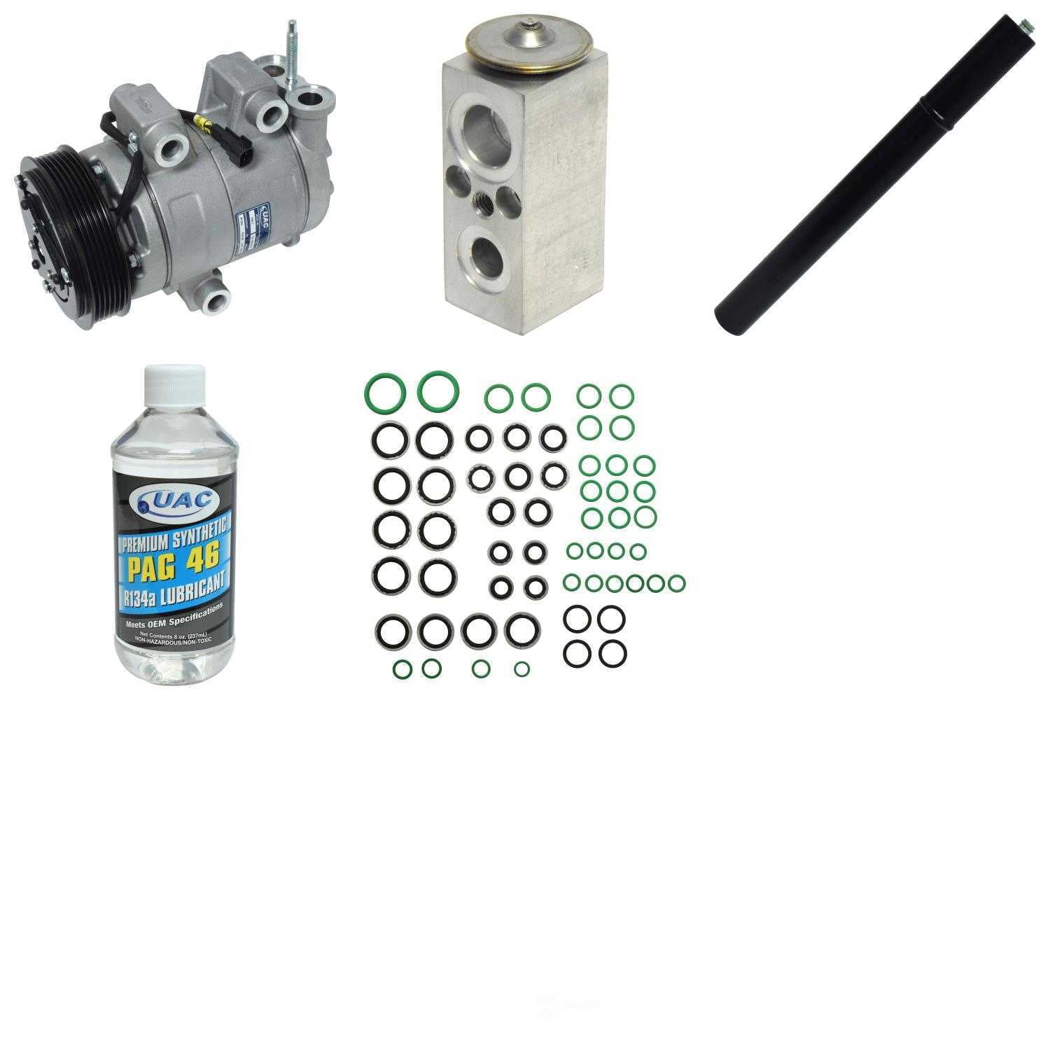A/C Compressor and Component Kit -- Compressor Replacement Kit Fits select: 2006-2007 CHEVROLET EQUINOX, 2008-2009 CHEVROLET EQUINOX LT