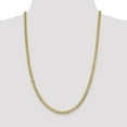 thumbnail image 5 of 14K Yellow Gold 4.7mm Solid Polished Light Flat Cuban Chain 18 Inch, 5 of 6