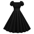 thumbnail image 6 of Fshinging Summer Dresses Neck Party Retro 60S Sleeve Swing Short 50S Vintage Gift Dress, 6 of 6