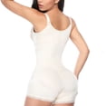 thumbnail image 2 of SHAPEVIVA Shapewear for Women Tummy Control Fajas Colombianas Body Shaper Zipper Open Bust Bodysuit, 2 of 6