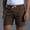 Brown, variant on IROINNID Men's Casual Stretch Waist Drawstring Shorts with Side Pockets Lightweight Summer Gym Running Lounge Wear Bottoms