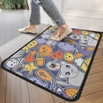 thumbnail image 4 of Halloween Cute Icons Collage Pattern Door Rugs,Washable Non Slip Door Mats Indoor,Decorative Door Mats,Entry Mat Indoor for Entrance,Bedroom,Kitchen,Bathroom,30"x17", 4 of 6